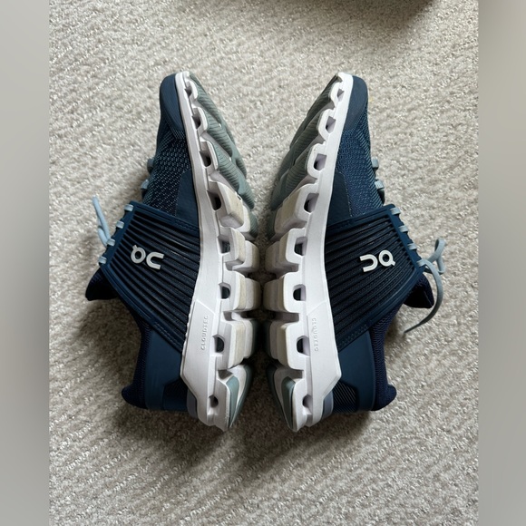 On Cloud Men Cloudswift Blue White Running Shoes Size 8M - Picture 9 of 10